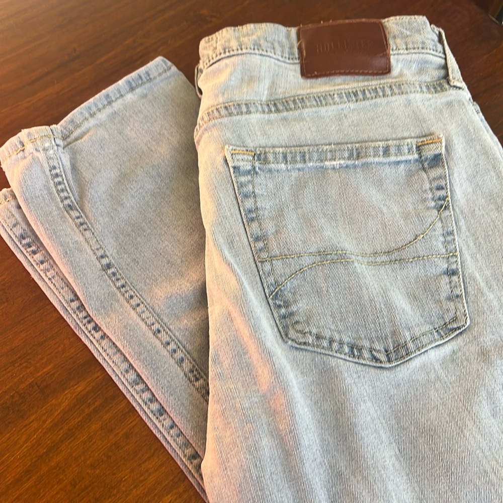 Mens Hollister Skinny Jeans Light Wash